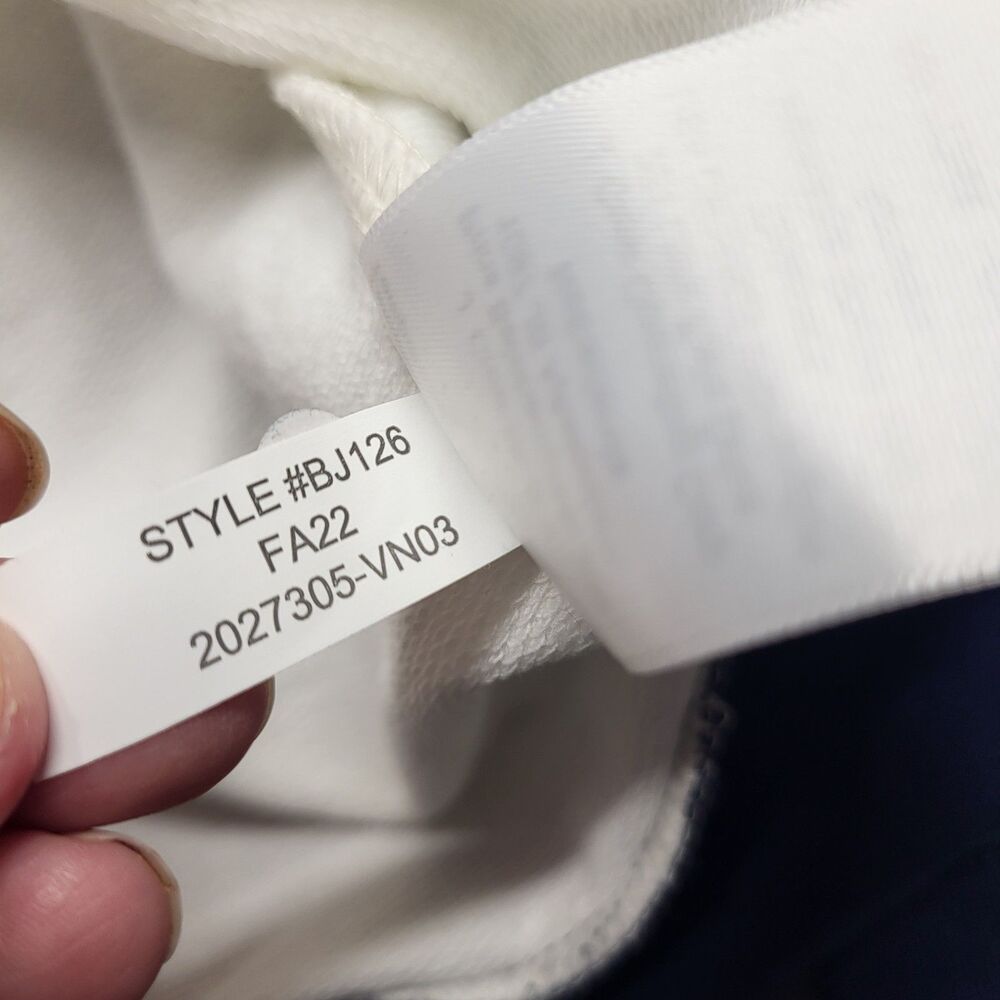 J Crew Ringer Crew Neck Pullover Raglan Sleeve Color Block XL NEW - Picture 5 of 9